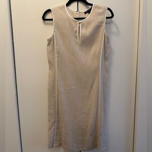Tan Linen Brooks Brothers Dress